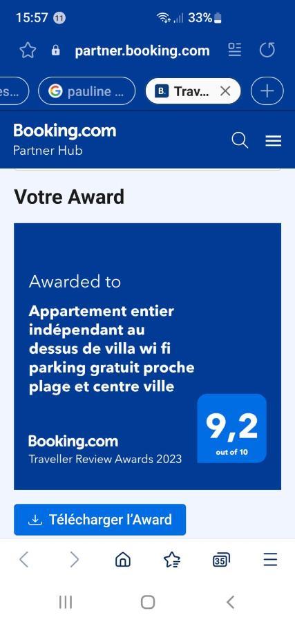 Villa Chaleureuse: Appartement Indépendant avec Wi-Fi et Parking Sanary-sur-Mer Exterior photo